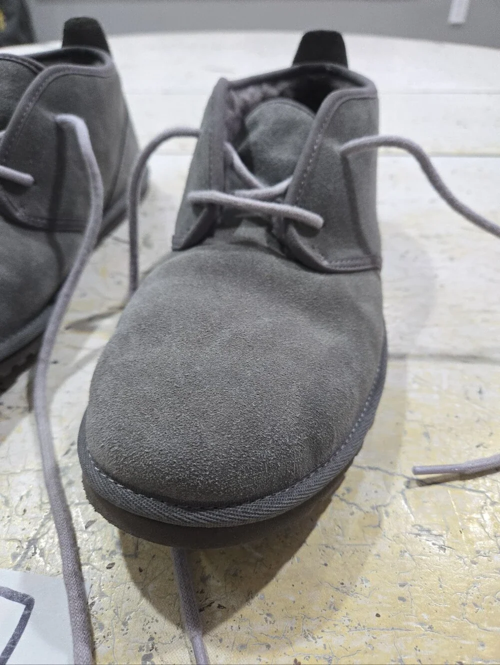 UGG Maksim Chukka boots Men's Gray Suede 1126879 Size 9-42